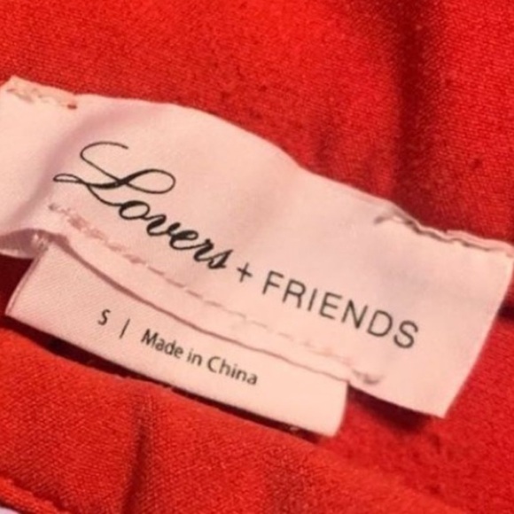 Lovers + Friends red pants - Picture 4 of 5